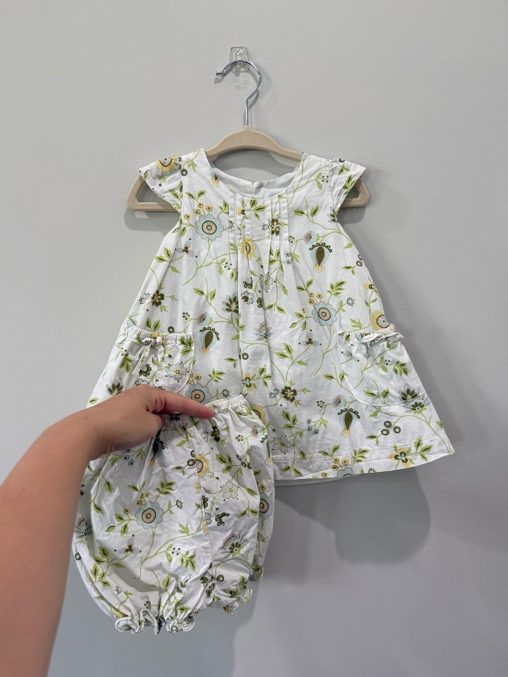 Bella Bliss Floral Dress and Bloomers